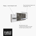 Кварцевый плинтус Fargo 6089-1 Белый Мрамор Кварцевый плинтус Fargo 6089-1 Белый Мрамор
